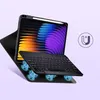 A tablet with a keyboard case is shown with a stylus attached. Produktbild-Vorschau
