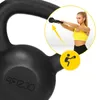 4FIZJO Gusseiserne Kettlebell 12 kg, Trainingsgewicht für Produktbild-Vorschau 4