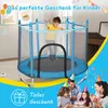 KEHOT Trampolin 140 cm mit Sicherheitsnetz, Indoor, Blau, Produktbild-Vorschau 9
