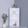 Relaxdays – regał narożny, 3 półki, regał łazienkowy, do Podgląd zdjęcia produktu 2