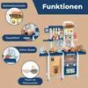 Coemo Kinderküche Susi Spielküche mit 38 tlg. Zubehör Farbe Produktbild-Vorschau 3
