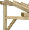 vidaXL Dveřní stříška 150x100x100 cm z masivního Náhled obrázku produktu 7