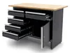 Piano di lavoro, banco da metallico da 120 cm con 5 Anteprima dell’immagine prodotto 6
