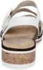 Rieker Damen Keil-Sandaletten Weiß/Beige Voir les images du produit 69