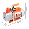 VEVOR 2-stupňová rotačná lamelová výveva, 1/2 HP, 7 CFM, Náhľad obrázku produktu 8