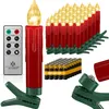 KESSER® Weihnachtsbaumkerzen 20 LED Inkl. Batterien Produktbild-Vorschau 1