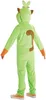 A child wearing a green Pokemon Grookey costume, shown from the back. Anteprima dell’immagine prodotto