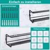 MODFU Gewürzregal Wand 4-Teiliges Metall Gewürzhalter, Produktbild-Vorschau 6