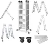 YARDIN 4x5 víceúčelový žebřík 550cm 6 v 1 hliníkový žebřík Náhled obrázku produktu 1