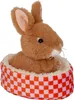 Lustige Tierparade - Kaninchen Rosi im Korb Produktbild-Vorschau 1