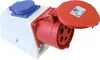 PCE 16A CEE Wandsteckdose COMBO mit Schukosteckdose IP44 Produktbild-Vorschau 2
