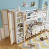 OKWISH Lit Superposé 90x200 cm - Lit Simple avec Armoire Voir les images du produit 5