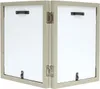 Deknudt S68FV Doppelrahmen Holz grau 13x18 cm Hochformat Produktbild-Vorschau 2