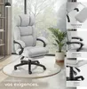 Chaise de bureau JILIEN avec repose-pieds et revêtement en Voir les images du produit 7