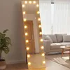 HOMCOM Ganzkörperspiegel, 150 x 40 cm, RGB-LED staande Productafbeelding-voorbeeld 2