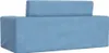 vidaXL Kinder-Schlafsofa 2-Sitzer Blau Weicher Plüsch Produktbild-Vorschau 6