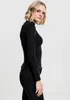 Urban Classics, dames, longsleeve met hoge hals, zwart - Productafbeelding-voorbeeld 17