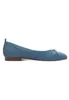 Tamaris Damen Ballerina in Blau, Größe 39 Produktbild-Vorschau 4