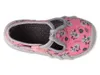 Mädchen Hausschuhe Befado 110N484 Rosa mit Katzen, Schnalle Produktbild-Vorschau 4