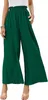 ASKSA Femmes Pantalon d'été taille haute Pantalon large Voir les images du produit 1