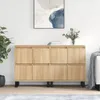 vidaXL Sideboards 2 pcs. chêne Sonoma bois composite Voir les images du produit 1