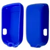 Two blue protective cases for a medical device, shown from different angles against a white background. Náhled obrázku produktu
