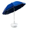 Sonnenschirm Gartenschirm Marktschirm 240 cm mit rundem Produktbild-Vorschau 2