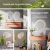 EMKE Specchio da bagno con illuminazione 60 x 45 cm Anteprima dell’immagine prodotto 12
