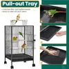 Yaheetech Vogelkäfig mit Rollen Vogelvoliere 79 cm hoch, Produktbild-Vorschau 5