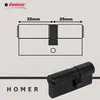 DOMINO Schließzylinder HOMER 25X35 Schwarz Produktbild-Vorschau 2