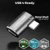 deleyCON USB-C Winkeladapter flach 90 Grad, 40Gbps, 240W, Produktbild-Vorschau 4