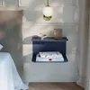 Wandnachttisch 'Notodden' Stahl 40 x 23 x 23 cm Dunkelblau Produktbild-Vorschau 4