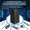 Extralink Rackmount-Schrank 27U 600x1000 Schwarz stehend - Produktbild-Vorschau 4