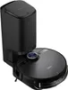 A black Midea S8+ robot vacuum cleaner is docked with its charging station. Náhled obrázku produktu