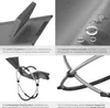 A collage of four images showcasing different features of a sun lounger. Produktbild-Vorschau