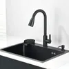 Spülbecken Küche - Einzelbecken mit Armatur - 304 Edelstahl Produktbild-Vorschau 1