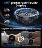 Smartwatch Herren Militär mit 1000mAh Akku/LED-Licht,1,85” Produktbild-Vorschau 3