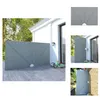 vidaXL Éventail latéral de terrasse pliable Gris 400×200 cm Voir les images du produit 1
