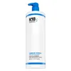 A white bottle of K18 Damage Shield Protective Conditioner with a blue pump dispenser. Náhled obrázku produktu