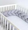 400 cm GRAU Geflochtenes Kissen Zierkissen Dekokissen Bettschlange Bettumrandung Zugluftstopper Produktbild-Vorschau