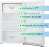 YUNA SINAIDA GFE Kühlschrank 82 Liter, mit 3*Gefrierfach, Produktbild-Vorschau 4