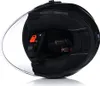 A black LS2 jet helmet with the visor open, shown from the inside. Anteprima dell’immagine prodotto