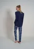Götzburg Damen langarm zweiteiliger Pyjama Schlafanzug aus Produktbild-Vorschau 2