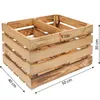 4iQ Grande caisse en bois large L 50x40x30 cm avec Voir les images du produit 3