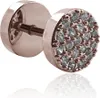 Fake Plug Kristall Ohrstecker 316L Chirurgenstahl 8mm in Produktbild-Vorschau 1