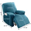 Relaxsessel Sesselbezug Stretch Samt Liegestuhlbezug mit Produktbild-Vorschau 5