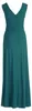 Vera Mont Damen Abendkleid mit V-Ausschnitt Dark Emerald,46 Produktbild-Vorschau 5