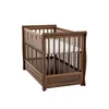Novi Gala Babybett 60x120 cm mit Schublade, Walnuss, MDF, Produktbild-Vorschau 4