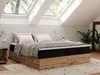 Kontinentální postel bez čela postele Wood Zero 160x200 cm Náhled obrázku produktu 1