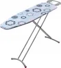 A light blue ironing board with a patterned cover, set against a white background. Produktbild-Vorschau